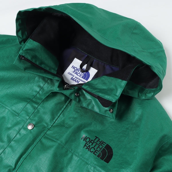 リネンブロードコーティングラミネート×ナイロンタフタラミネート THE NORTH FACE Wネーム J901