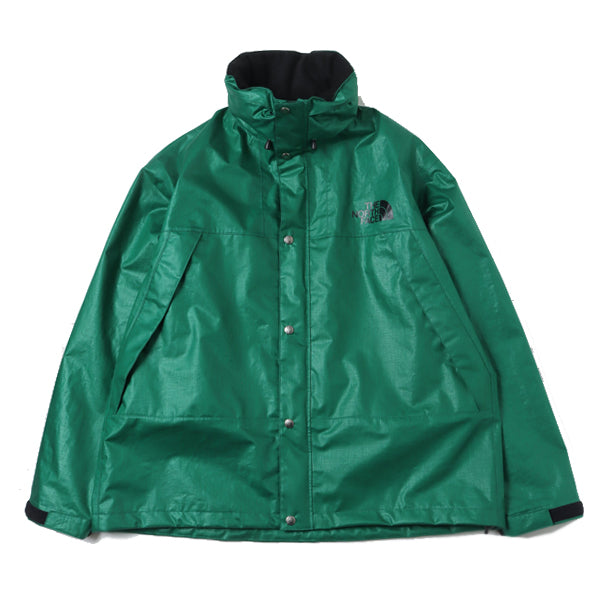 リネンブロードコーティングラミネート×ナイロンタフタラミネート THE NORTH FACE Wネーム J901