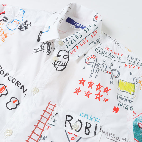 Cotton broadcloth print Jean-Michel Basquiat B012