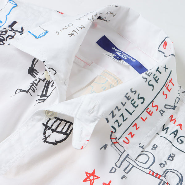 Cotton broadcloth print Jean-Michel Basquiat B012