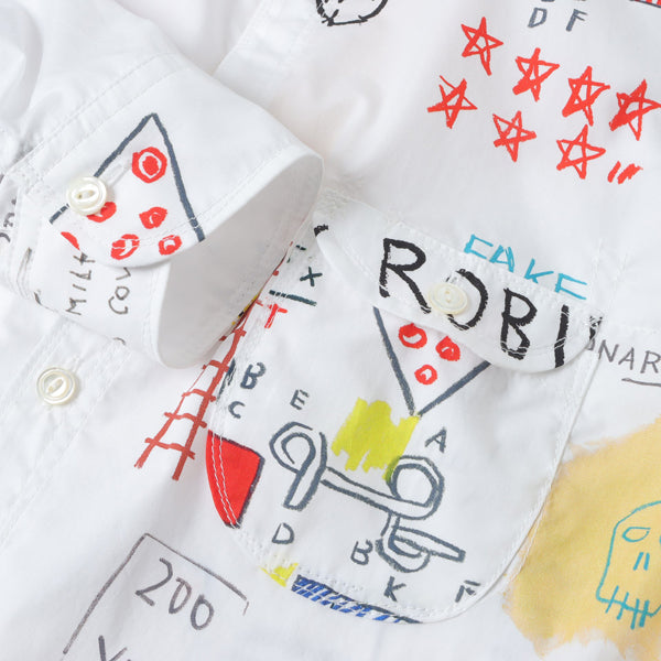 Cotton broadcloth print Jean-Michel Basquiat B012