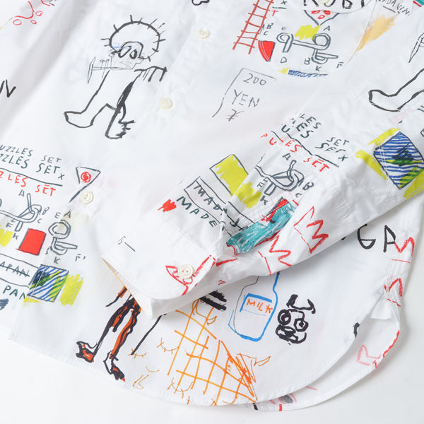 Cotton broadcloth print Jean-Michel Basquiat B012