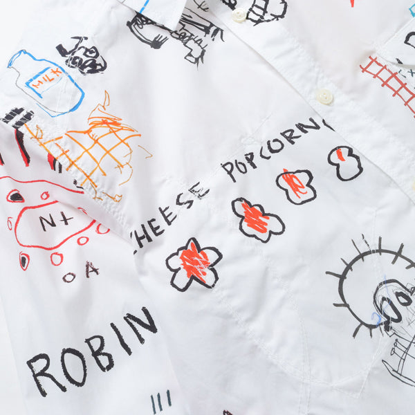Cotton broadcloth print Jean-Michel Basquiat B012