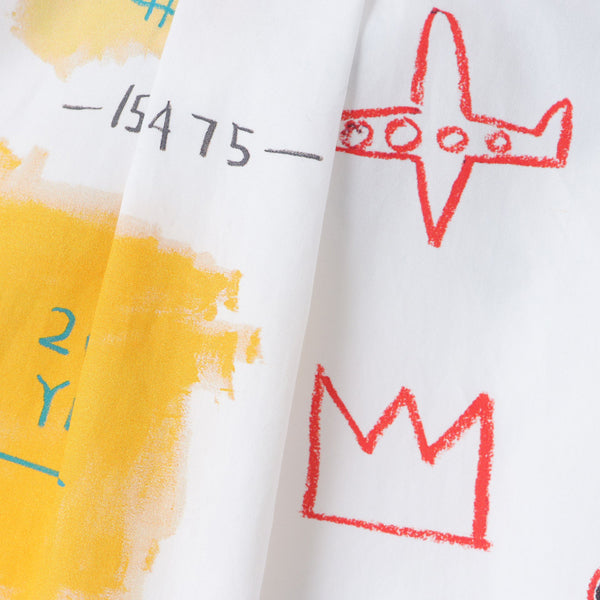 Cotton broadcloth print Jean-Michel Basquiat B012