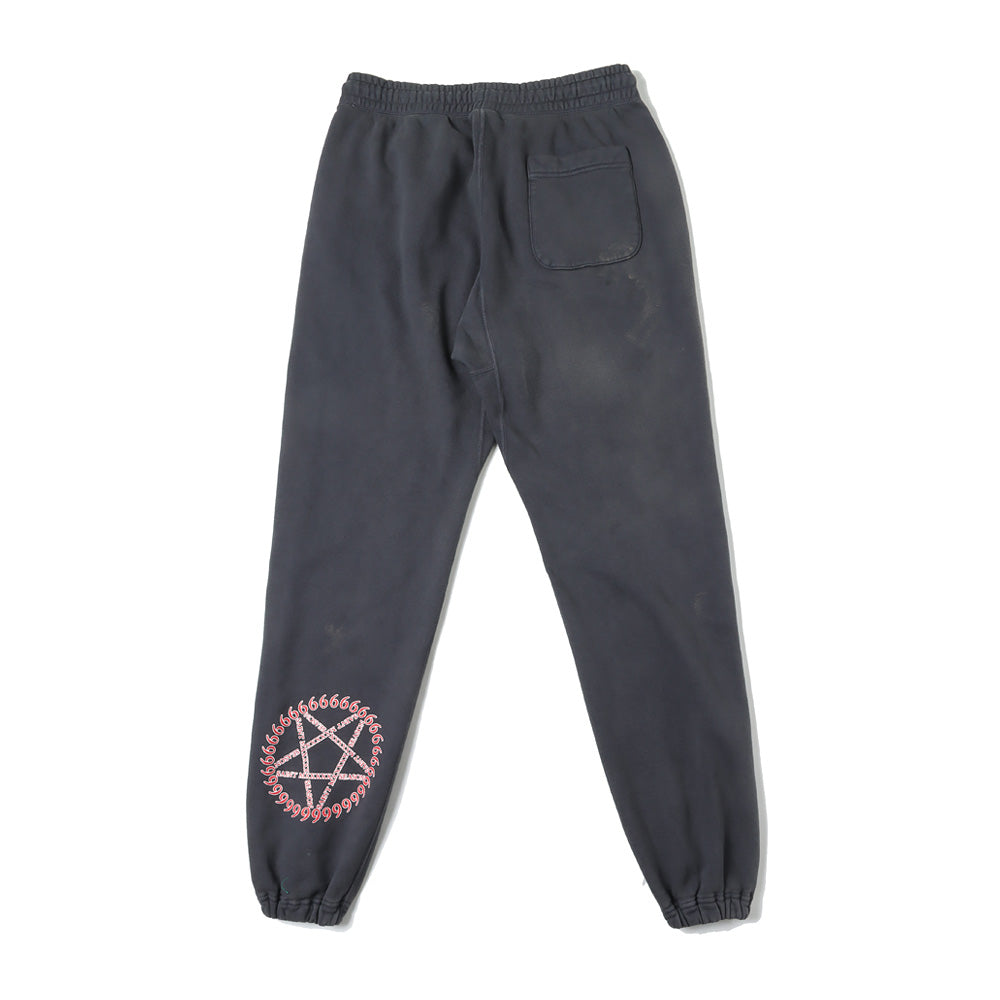 SWEAT PANTS / EYEBALL / BLACK