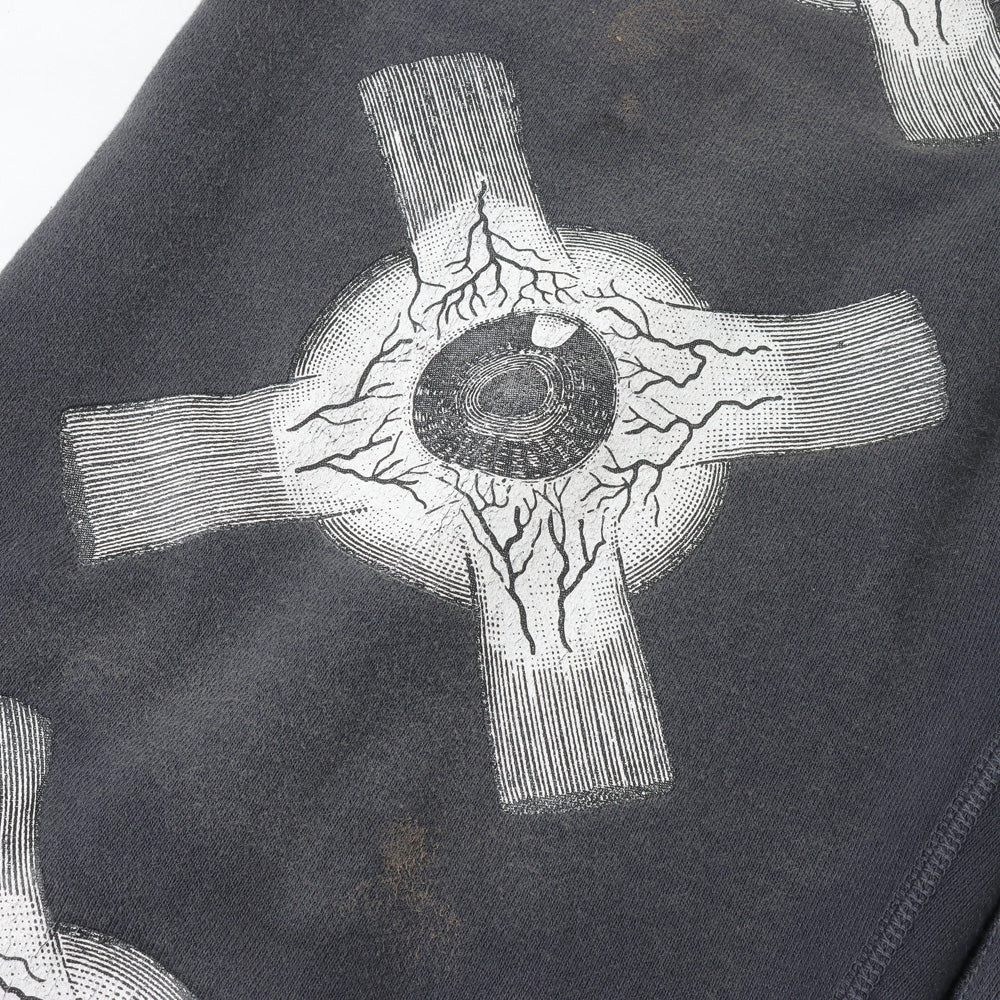 SWEAT PANTS / EYEBALL / BLACK