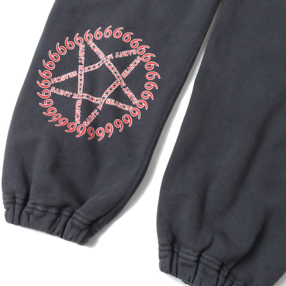 SWEAT PANTS / EYEBALL / BLACK