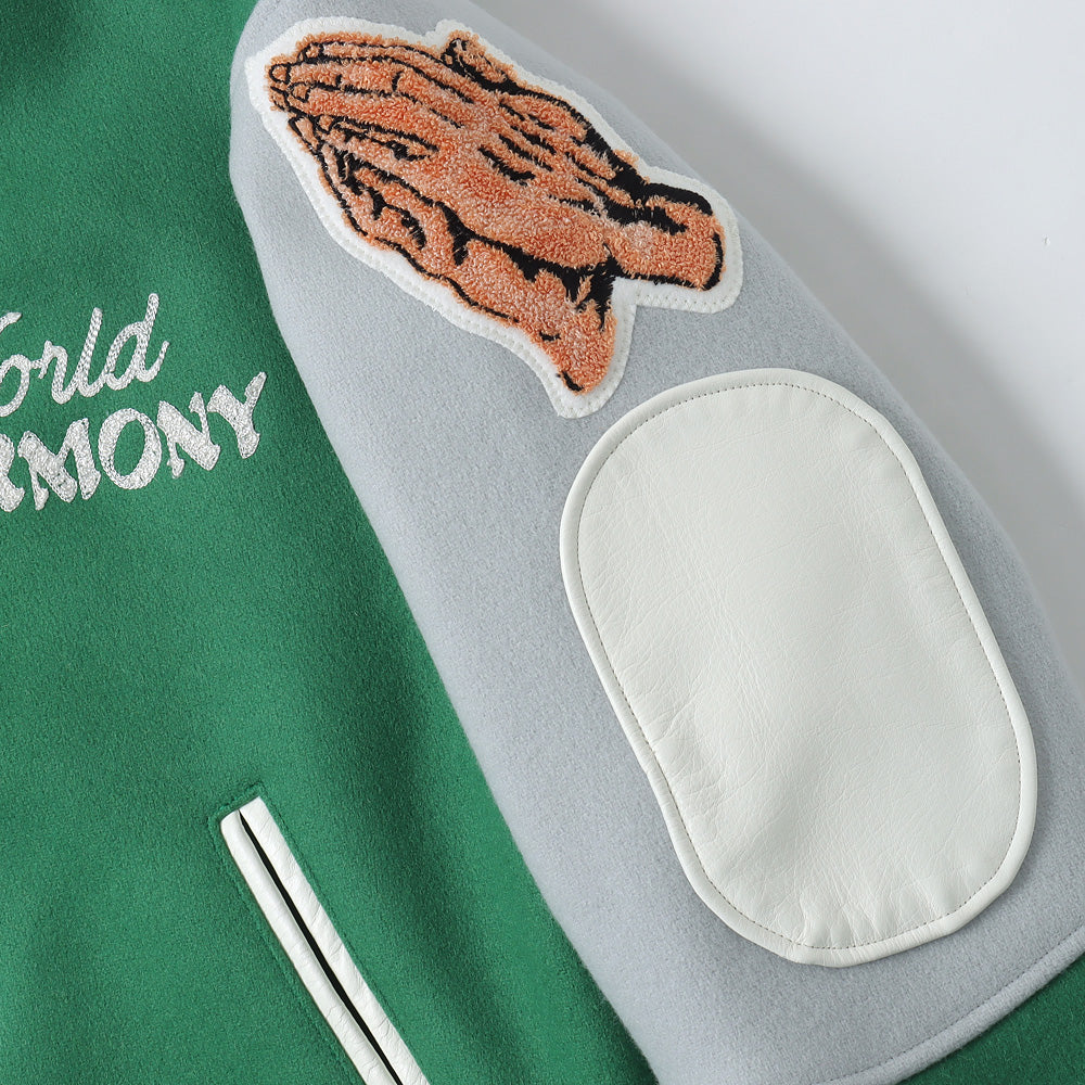 SA-VARSITY JKT/PIGEN/GREEN