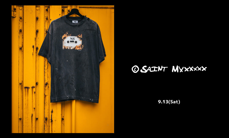 SAINT Mxxxxxx (セントマイケル) より、9月13日（土）発売アイテムをご紹介。