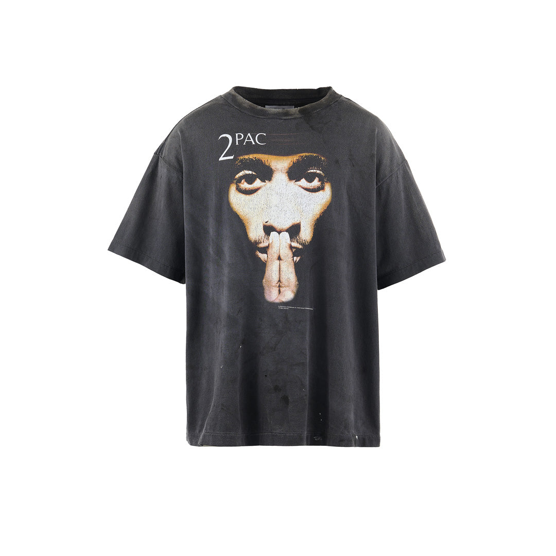 SAINT Mxxxxxx × ２PAC S/S TEE 2PAC BLACK