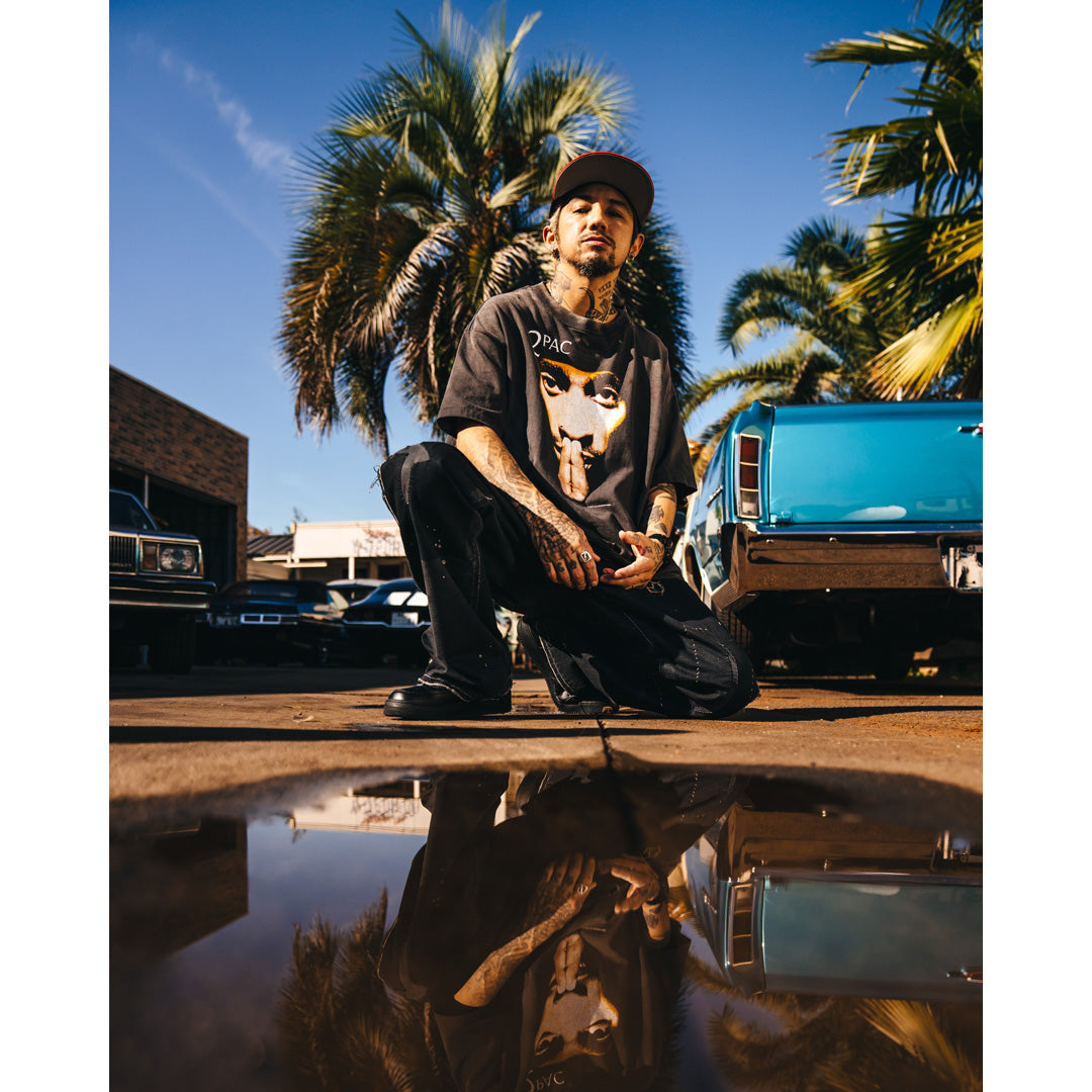 SAINT Mxxxxxx × ２PAC S/S TEE 2PAC BLACK