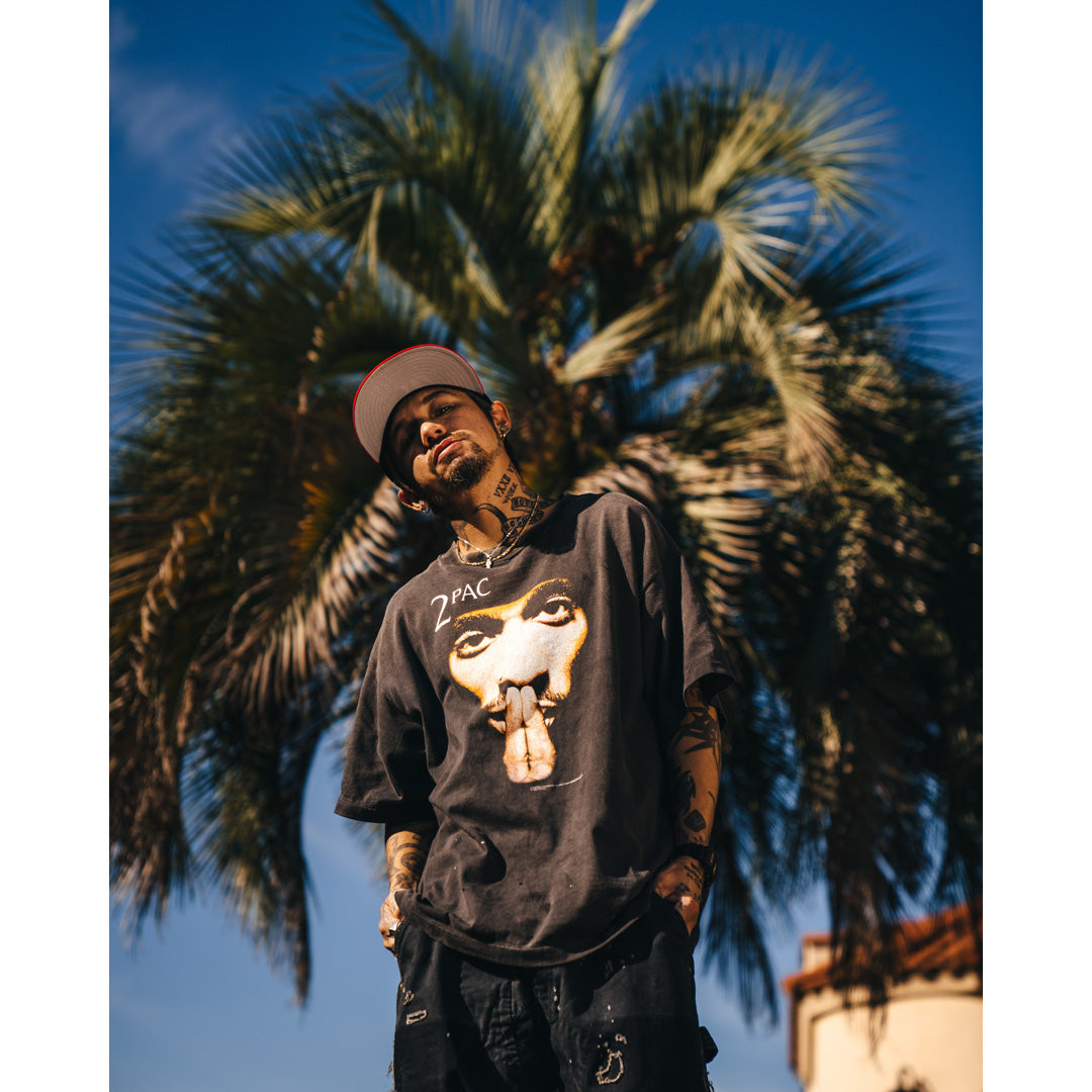 SAINT Mxxxxxx × ２PAC S/S TEE 2PAC BLACK