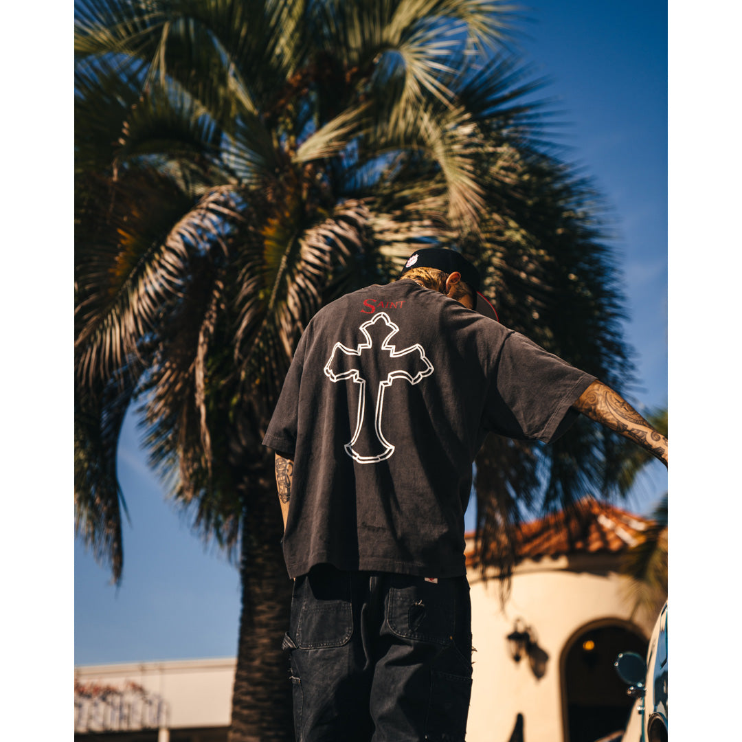 SAINT Mxxxxxx × ２PAC S/S TEE 2PAC BLACK