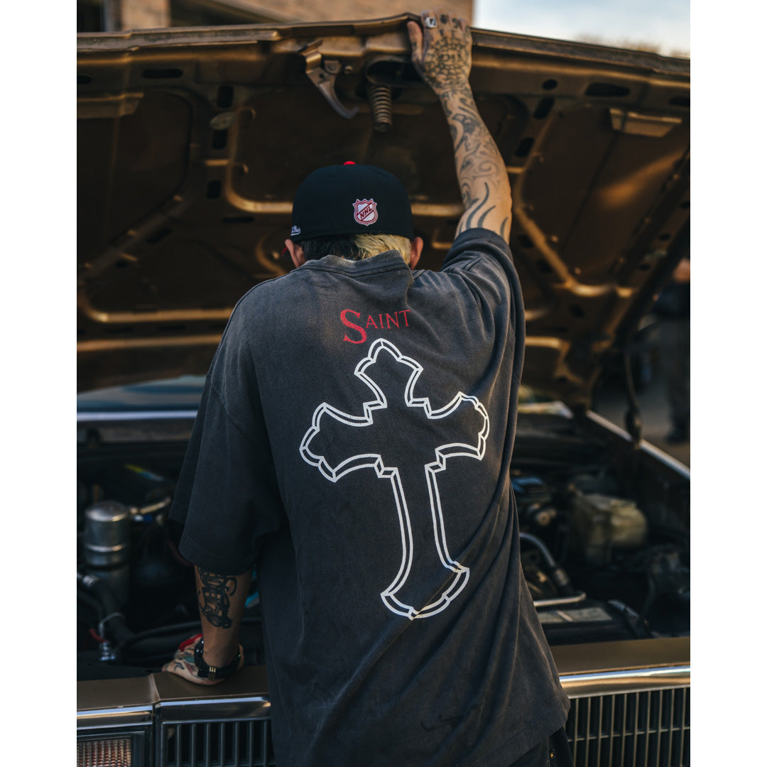 SAINT Mxxxxxx × ２PAC S/S TEE 2PAC BLACK