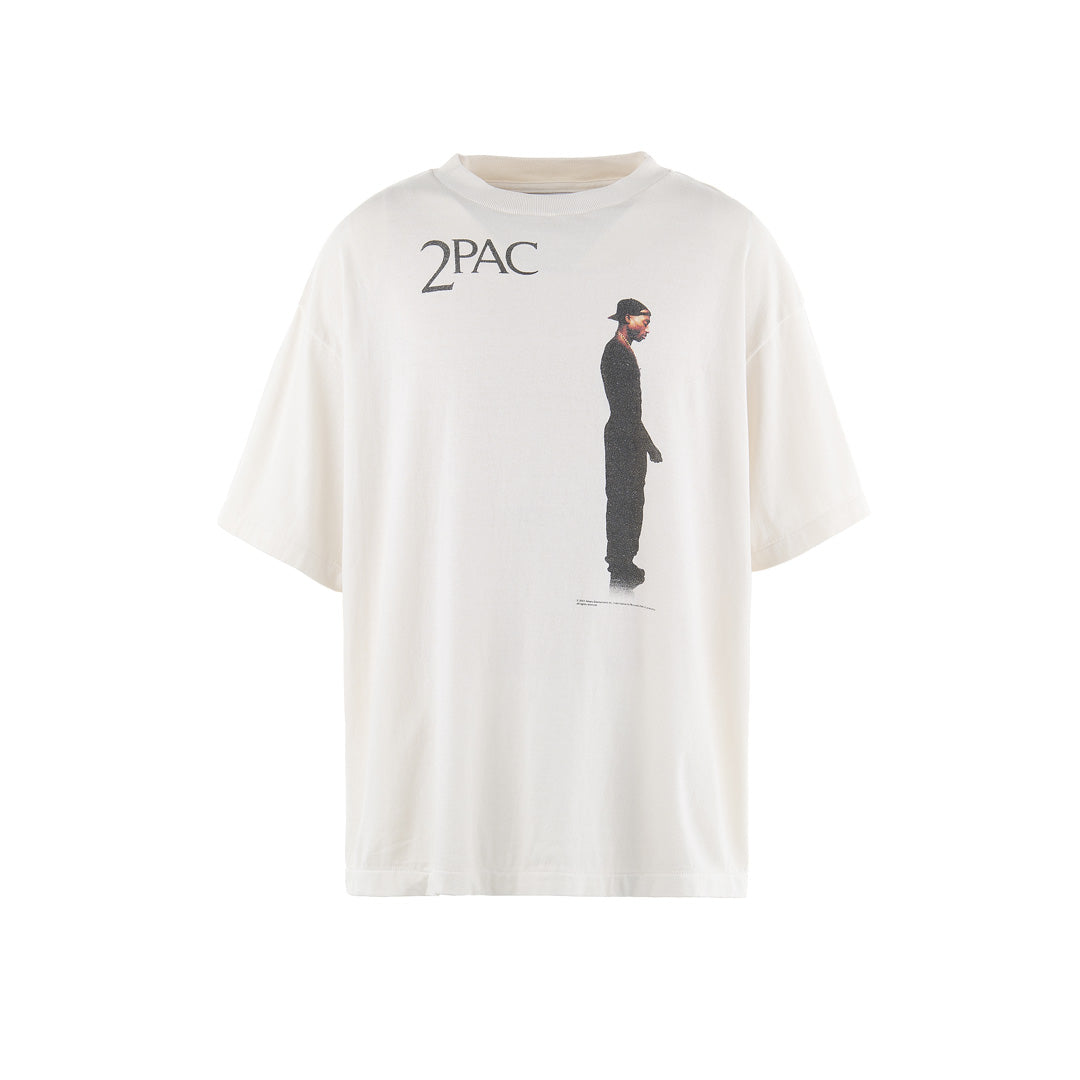 SAINT Mxxxxxx × 2PAC S/S TEE 2PAC WHITE