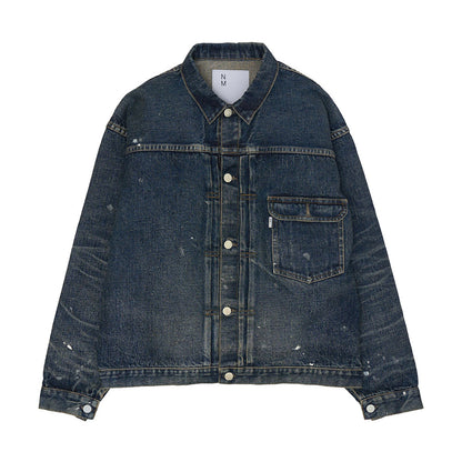 #001 T-BACK DENIM JACKET