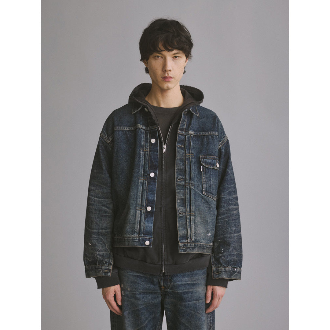 New Manual) #001 T-BACK DENIM JACKET (26SSJK-YY-0001) | New Manual
