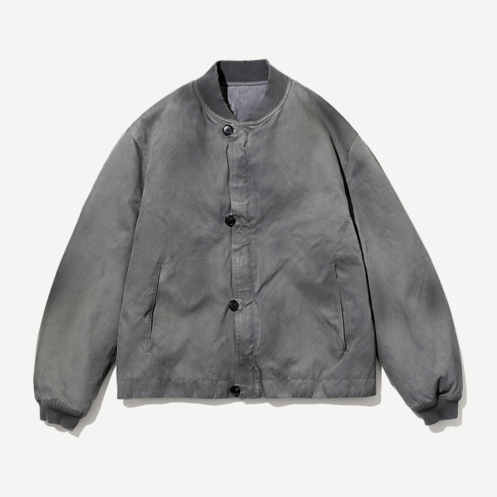 Vintage Silk Bomber Jacket