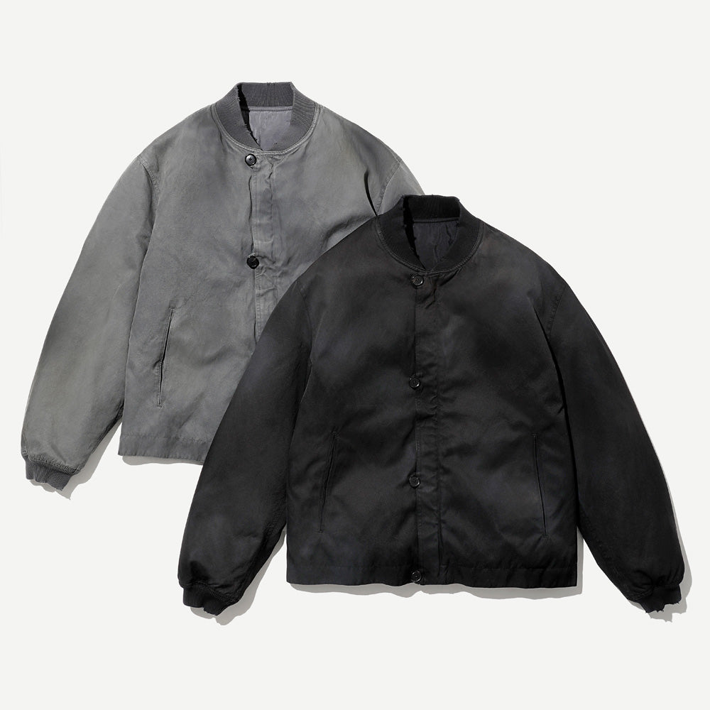 Vintage Silk Bomber Jacket