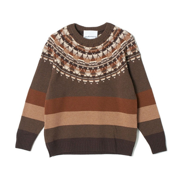 ARGYLE ROUND YORK JACQUARD KNIT