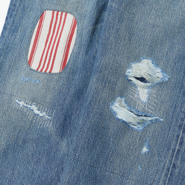 綿デニム製品加工Levi's501 1947年モデルカスタマイズ P202