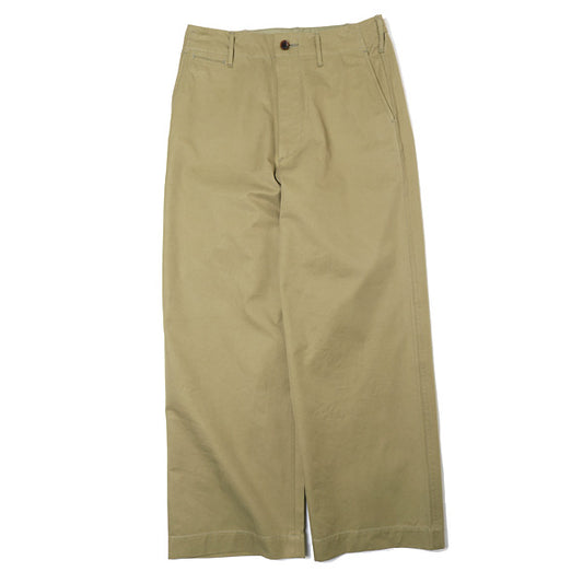 WASHED FINX LIGHT CHINO WIDE PANTS