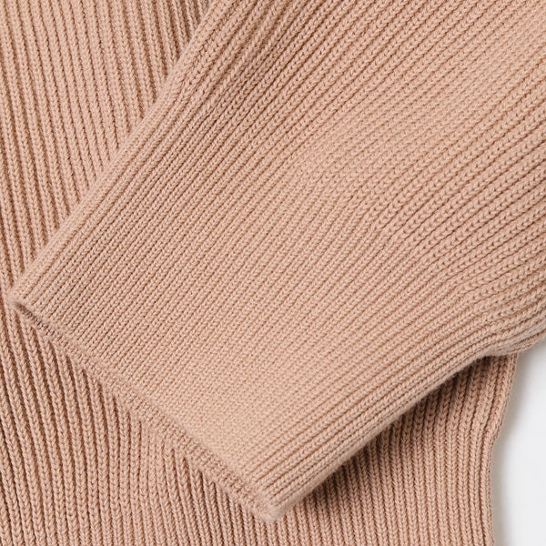 SUPER HARD TWIST RIB KNIT CARDIGAN (A9SC01TR) | AURALEE