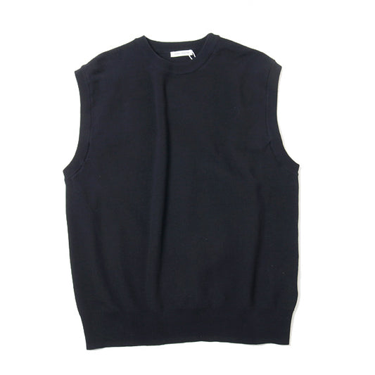 COTTON PIQUE KNIT VEST