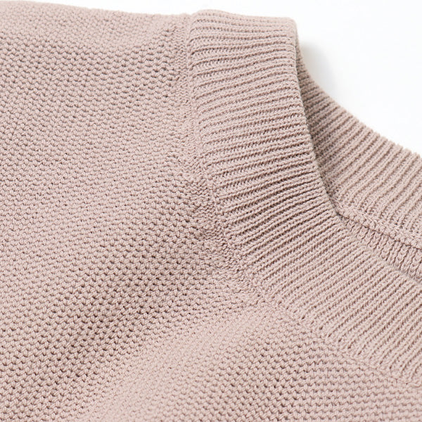 COTTON PIQUE KNIT VEST