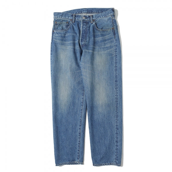 Washed Denim Pants E