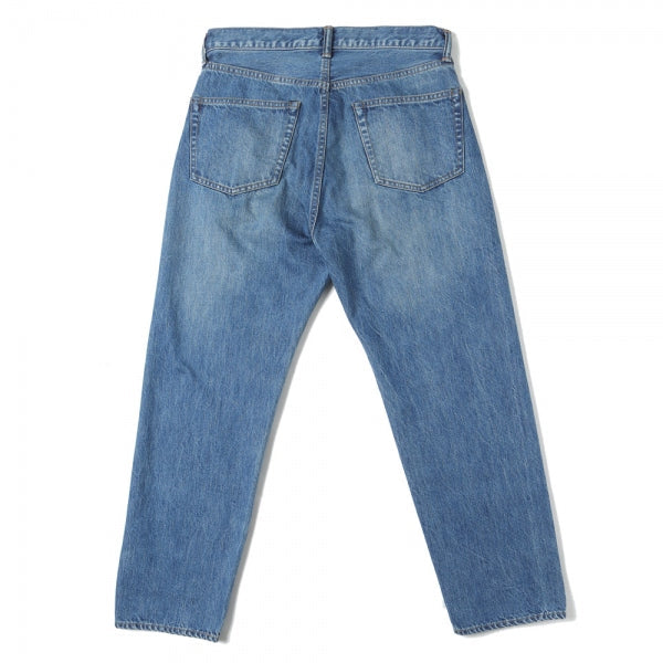 Washed Denim Pants E