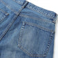 Washed Denim Pants E