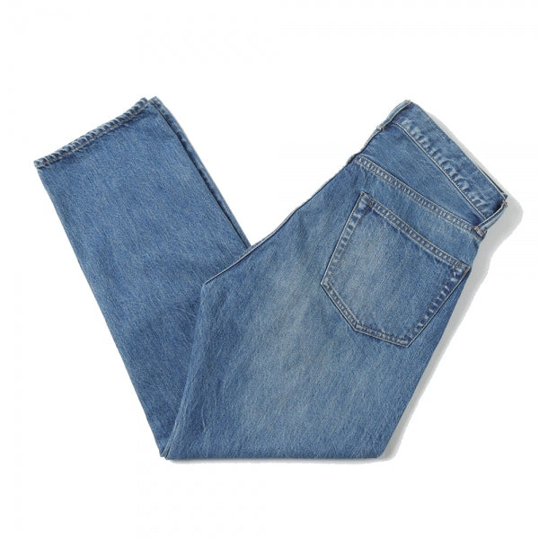 Washed Denim Pants E