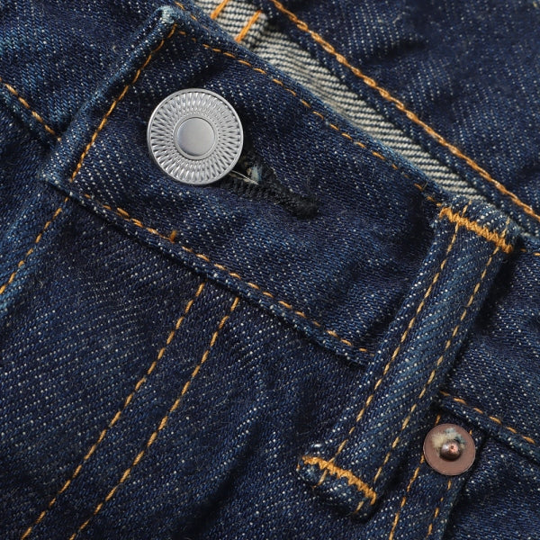 Washed Denim Pants E