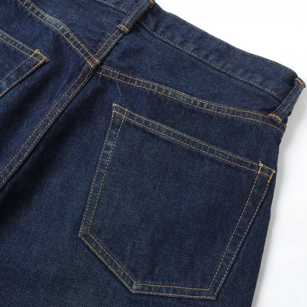 Washed Denim Pants E