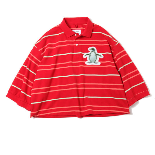 3D PATCH OVERSIZED POLO SHIRT