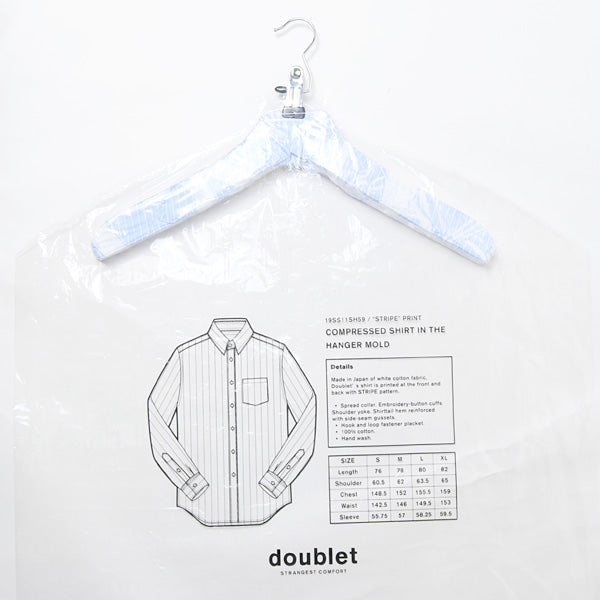 COMPRESSED STRIPE SHIRT IN THE HANGER MOLD