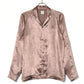 NOTCHED COLLAR SATIN SHIRT