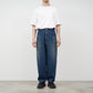 Selvage Denim Two Tuck Tapered Pants(DARK FADE)