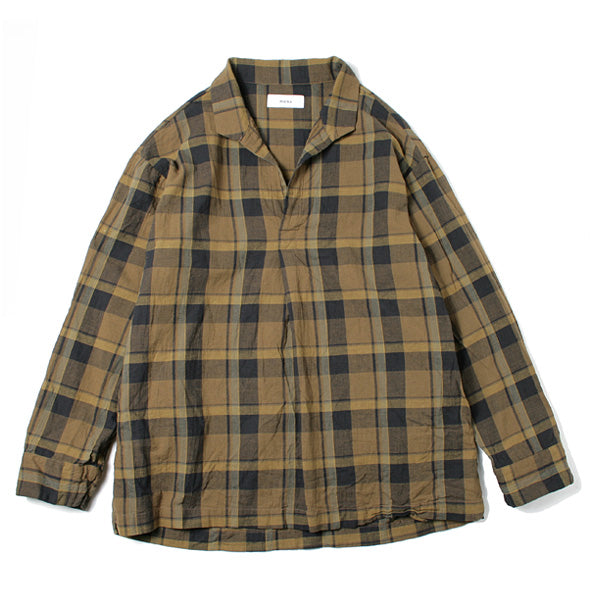 SKIPPER SHIRTS L/S COTTON LINEN CHECK