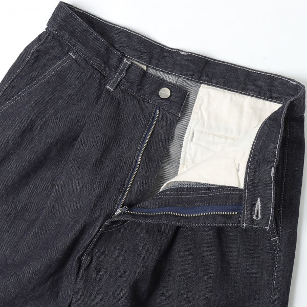 Colorfast Denim Two Tuck Tapered Pants