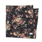 w face flower print scarf