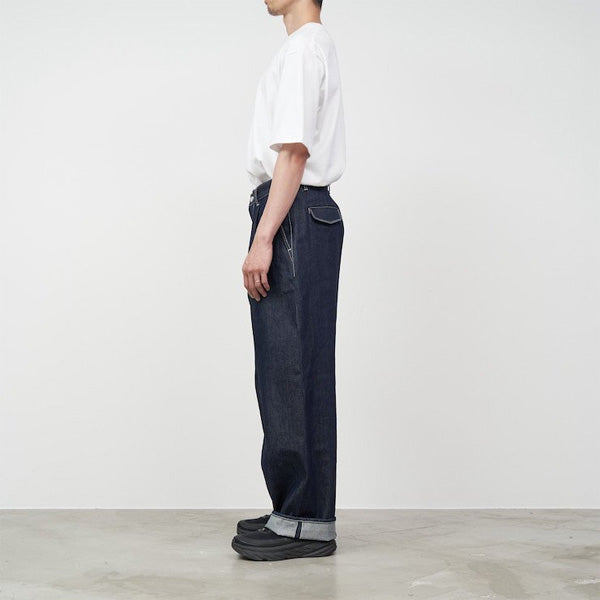 Selvage Denim Two Tuck Pants