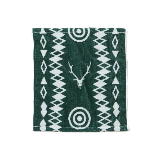 Wash Towel - Cotton Jacquard / Target & Skull