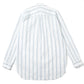 REGULAR SHIRTS ORGANIC SUPIMA/BROWN COTTON STRIPE