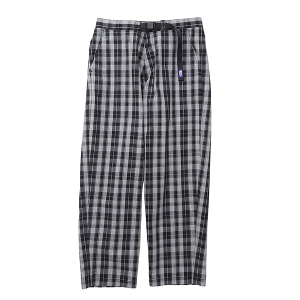 Twill Check Wide Field Pants