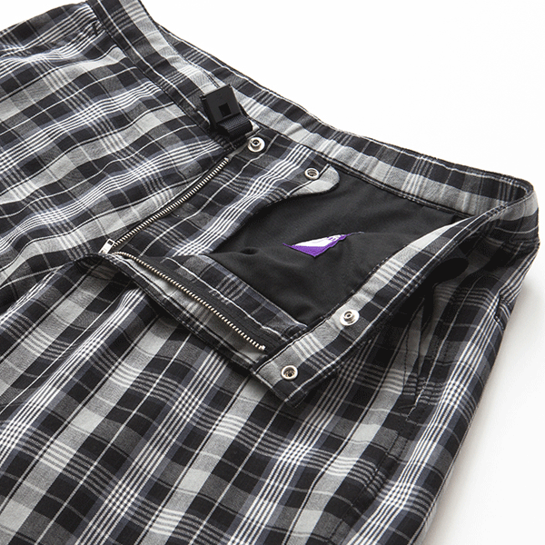 Twill Check Wide Field Pants