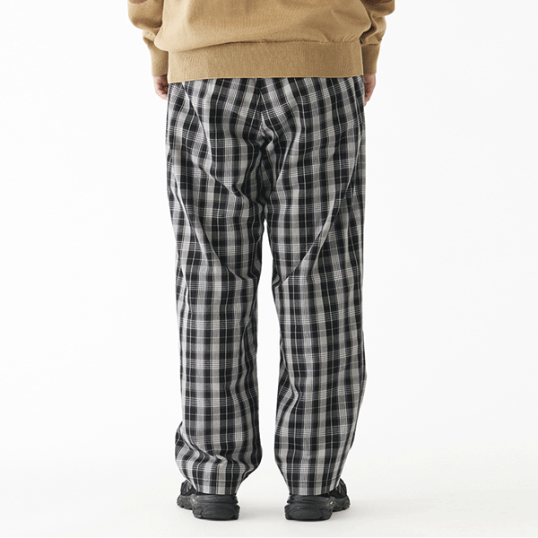 Twill Check Wide Field Pants