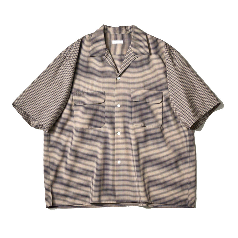 Summer Wool Open Collar SS Shirt