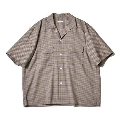 Summer Wool Open Collar SS Shirt